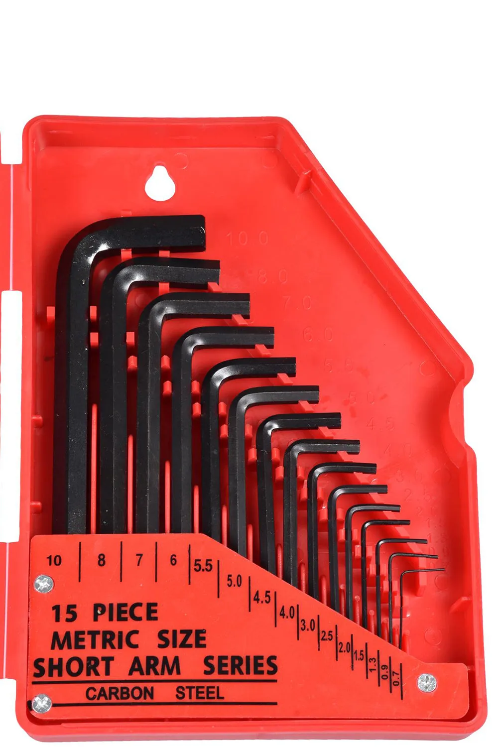 10 Pack SAE & Metric Hex Allen Key Wrench Set