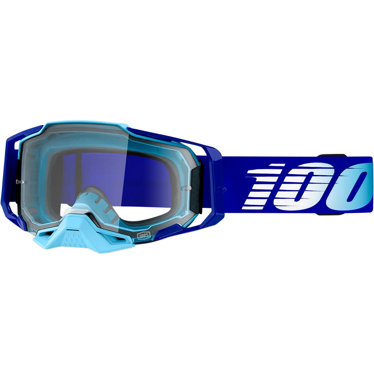 100% Armega Goggles - Royal - Clear 50700-360-02