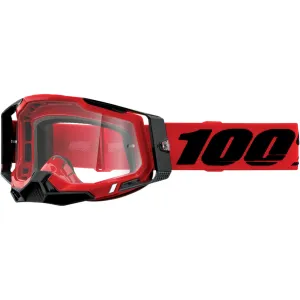 100% Racecraft 2 Goggles - Red - Clear 50121-101-03