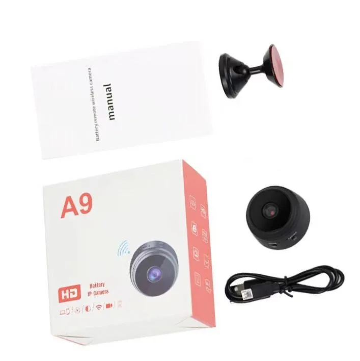 1080p Full HD Mini Magnetic WIFI Camera with Motion Detection, Night Vision