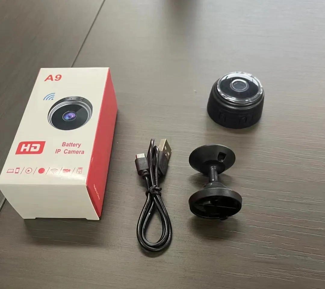 1080p Full HD Mini Magnetic WIFI Camera with Motion Detection, Night Vision