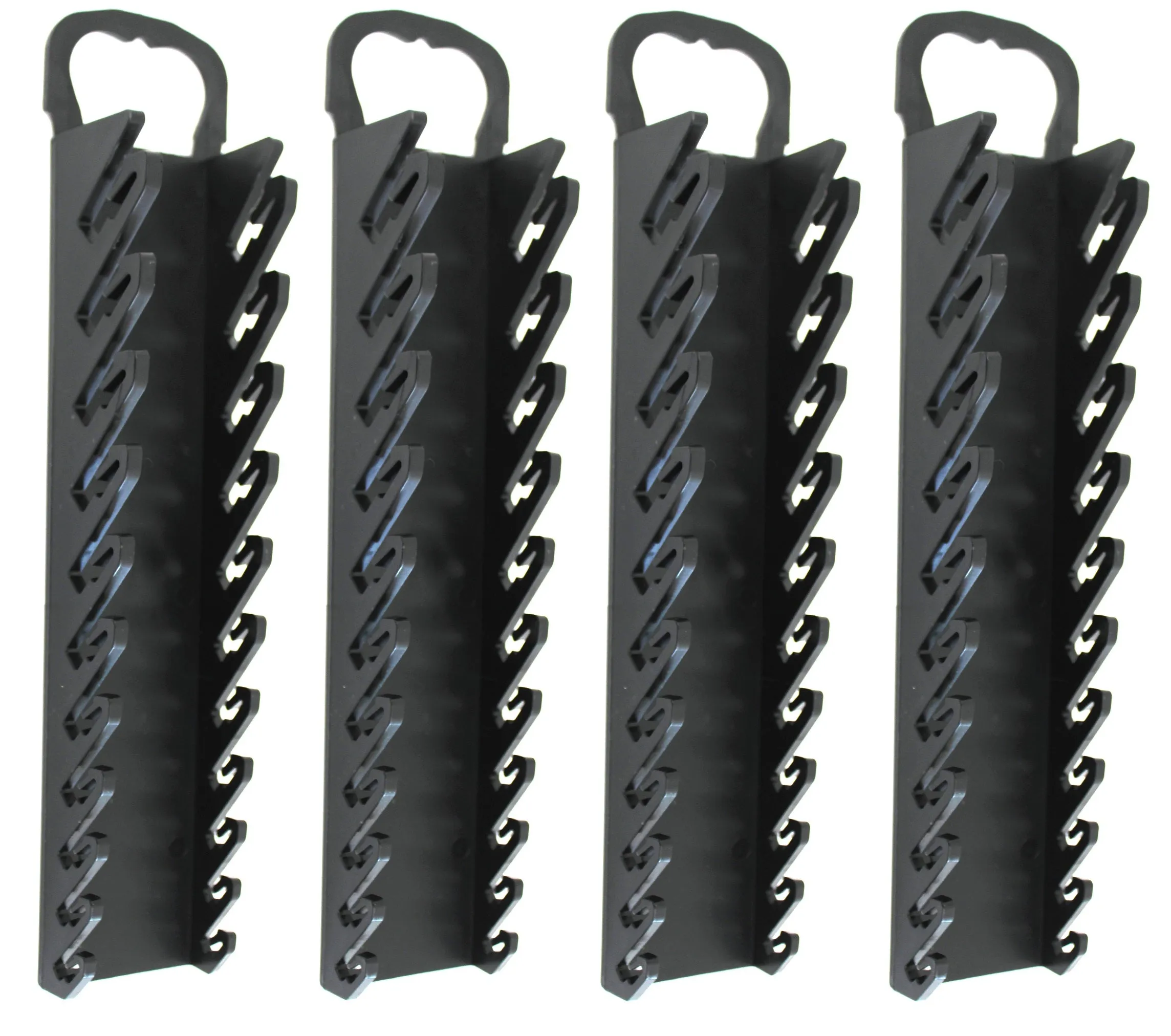11-Tool Plastic Portable Wrench Gripper Organizer Holder Tray for Stubby or Line Wrenches
