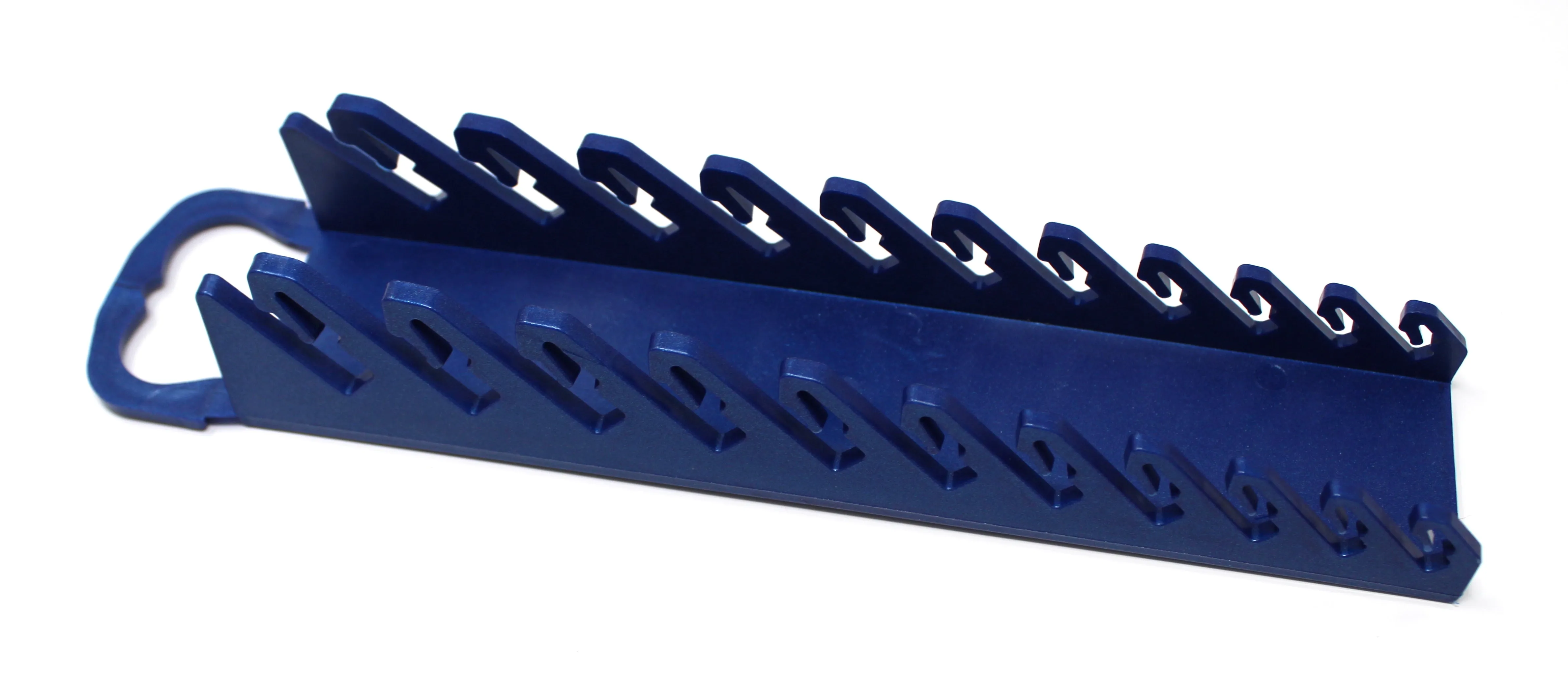 11-Tool Plastic Portable Wrench Gripper Organizer Holder Tray for Stubby or Line Wrenches