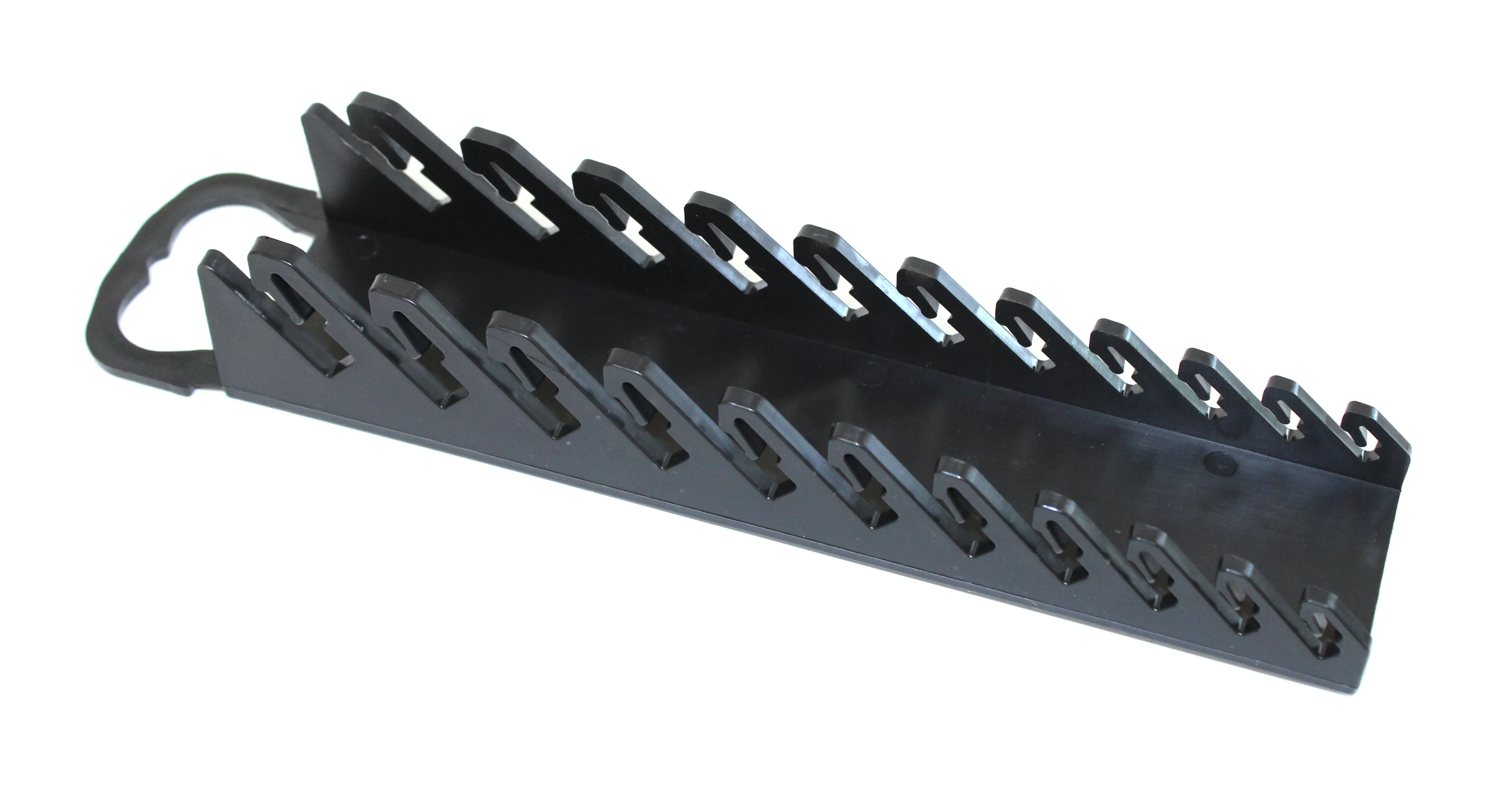 11-Tool Plastic Portable Wrench Gripper Organizer Holder Tray for Stubby or Line Wrenches