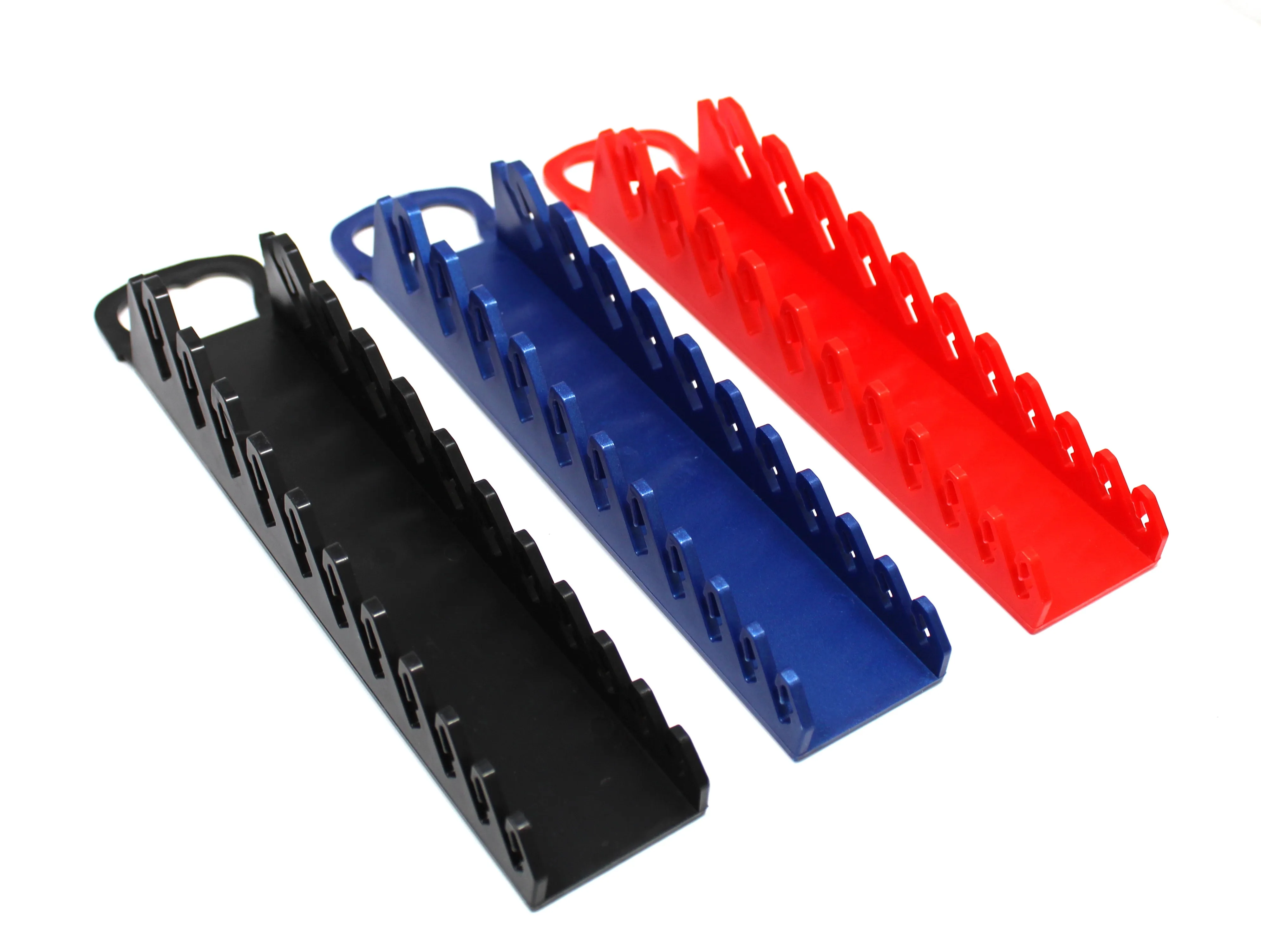 11-Tool Plastic Portable Wrench Gripper Organizer Holder Tray for Stubby or Line Wrenches