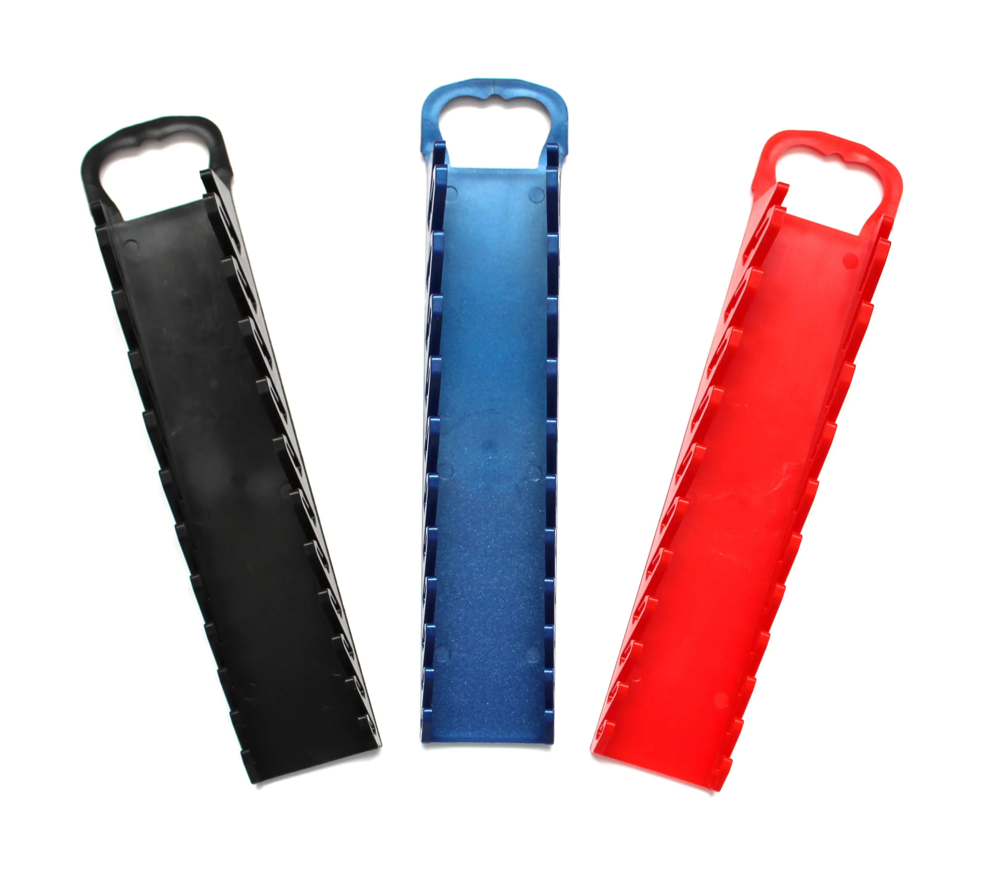 11-Tool Plastic Portable Wrench Gripper Organizer Holder Tray for Stubby or Line Wrenches