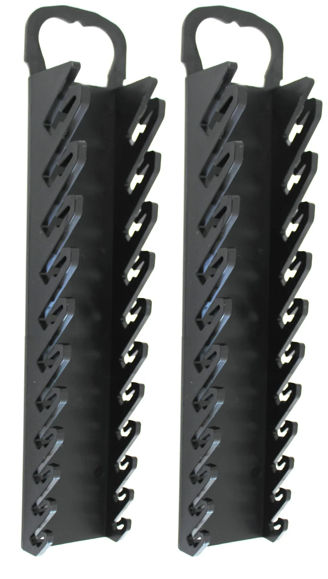 11-Tool Plastic Portable Wrench Gripper Organizer Holder Tray for Stubby or Line Wrenches