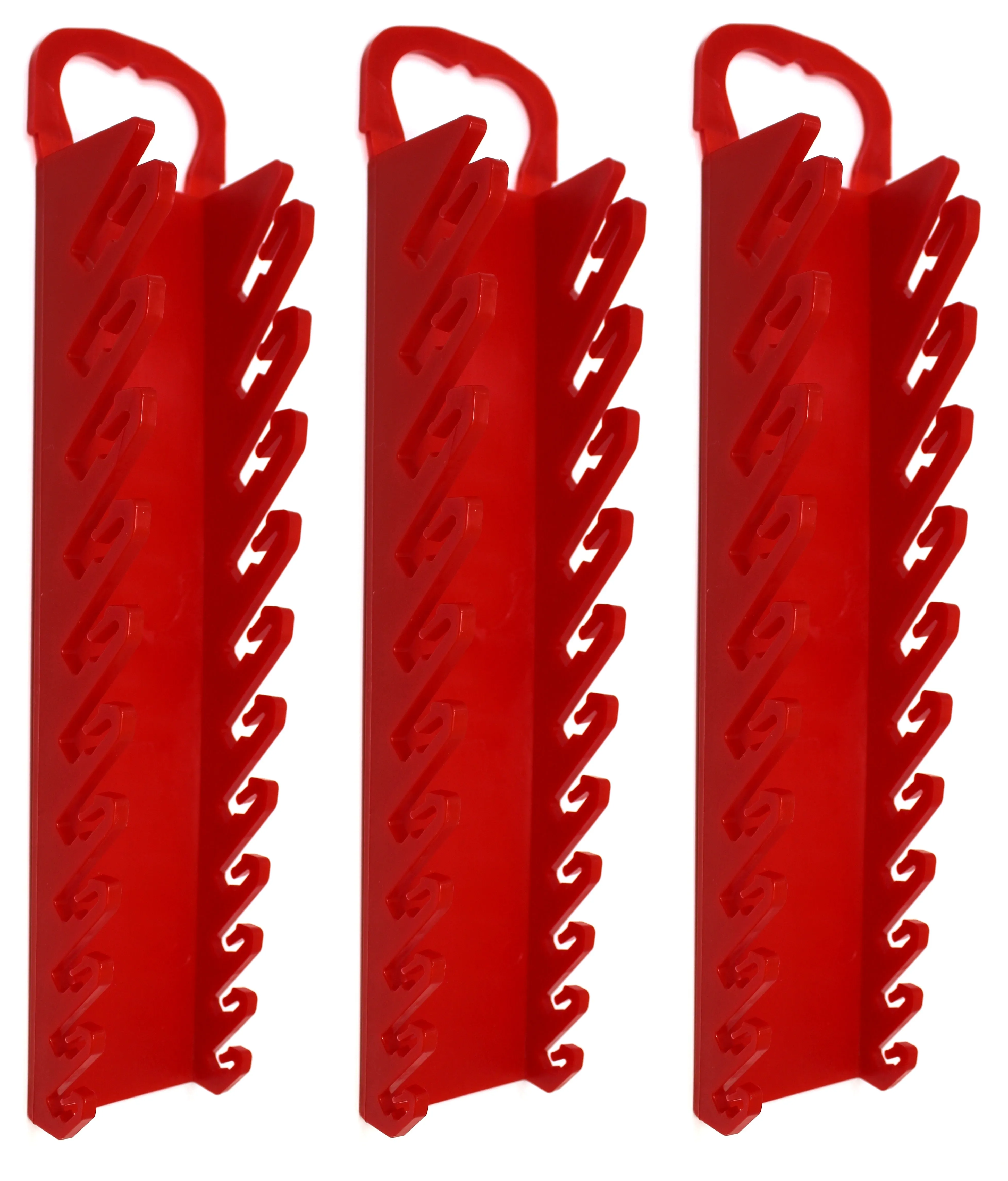 11-Tool Plastic Portable Wrench Gripper Organizer Holder Tray for Stubby or Line Wrenches
