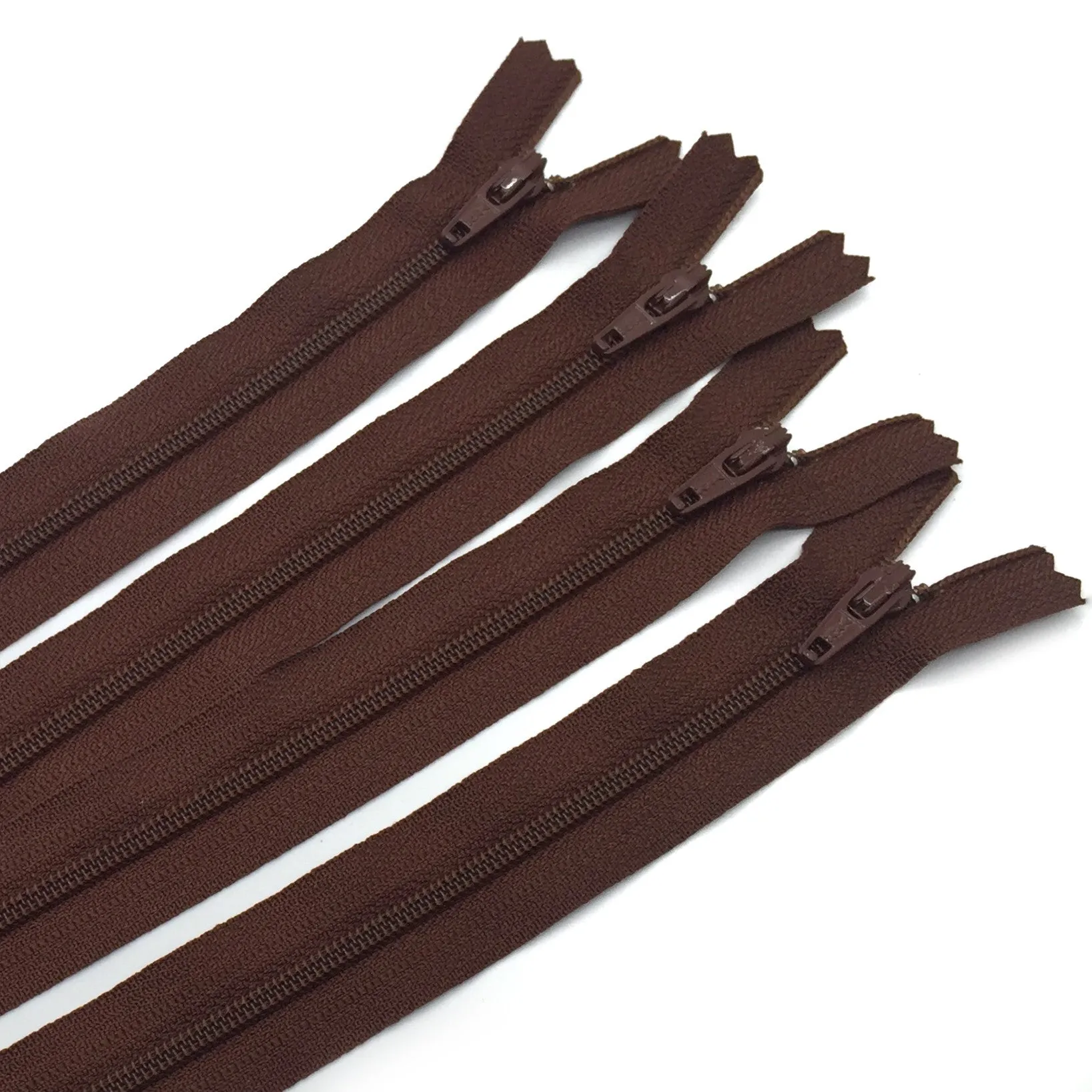 14" Zipper in Chocolate Syrup by Atkinson Designs
