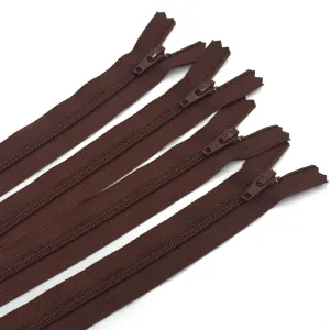 14" Zipper in Chocolate Syrup by Atkinson Designs