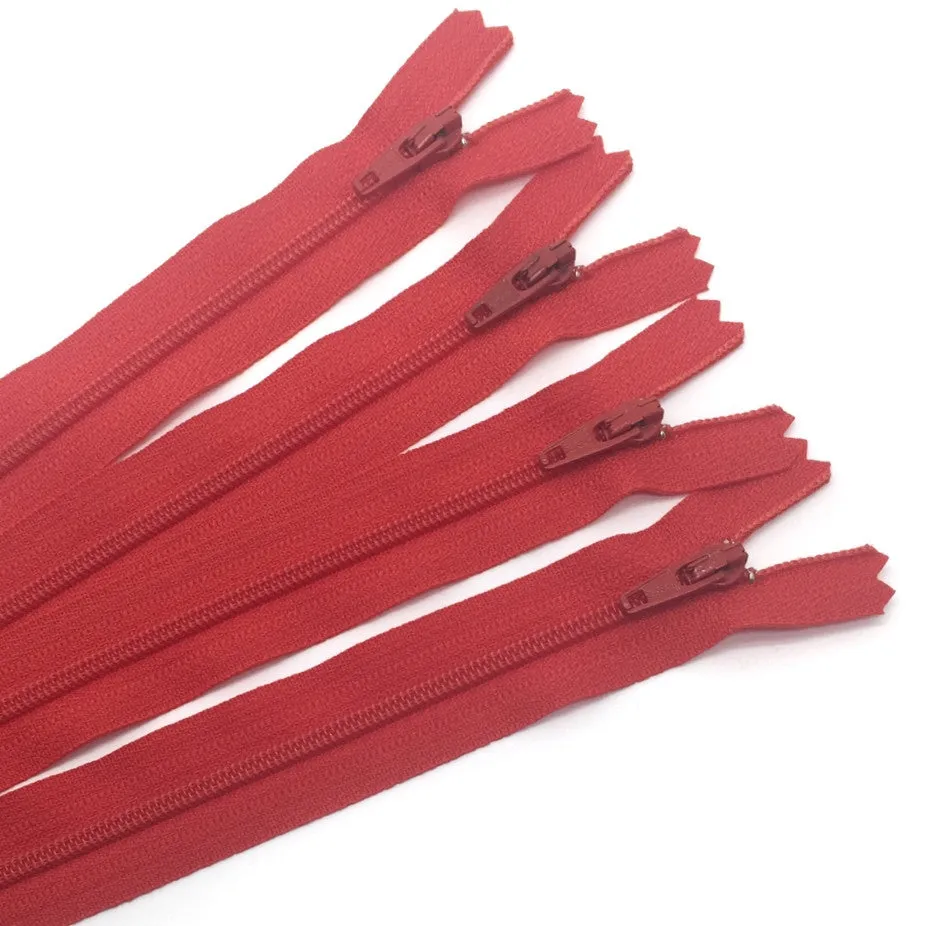 14" Zipper in Red River by Atkinson Designs