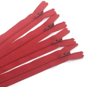 14" Zipper in Red River by Atkinson Designs