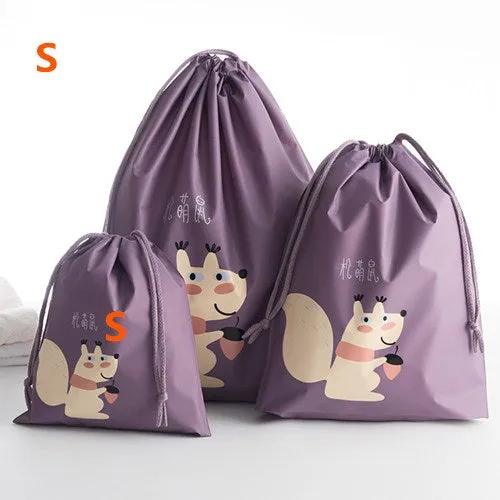 1pc 4 Colors Waterproof Swimming Bags Clothes Bag Sports Travel Storage Shoes Bag Drawstring Bags