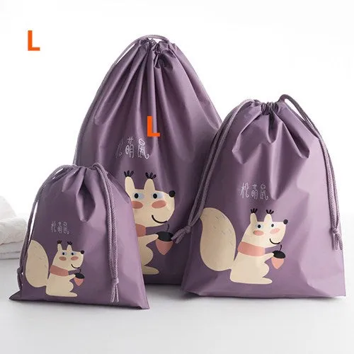 1pc 4 Colors Waterproof Swimming Bags Clothes Bag Sports Travel Storage Shoes Bag Drawstring Bags
