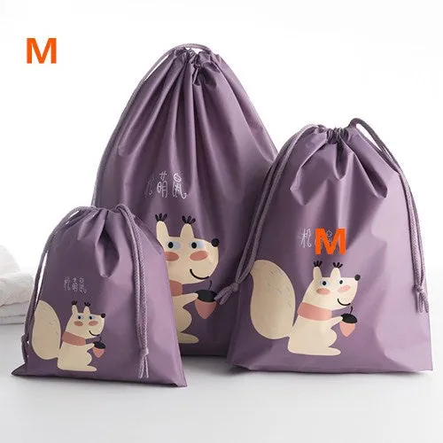 1pc 4 Colors Waterproof Swimming Bags Clothes Bag Sports Travel Storage Shoes Bag Drawstring Bags