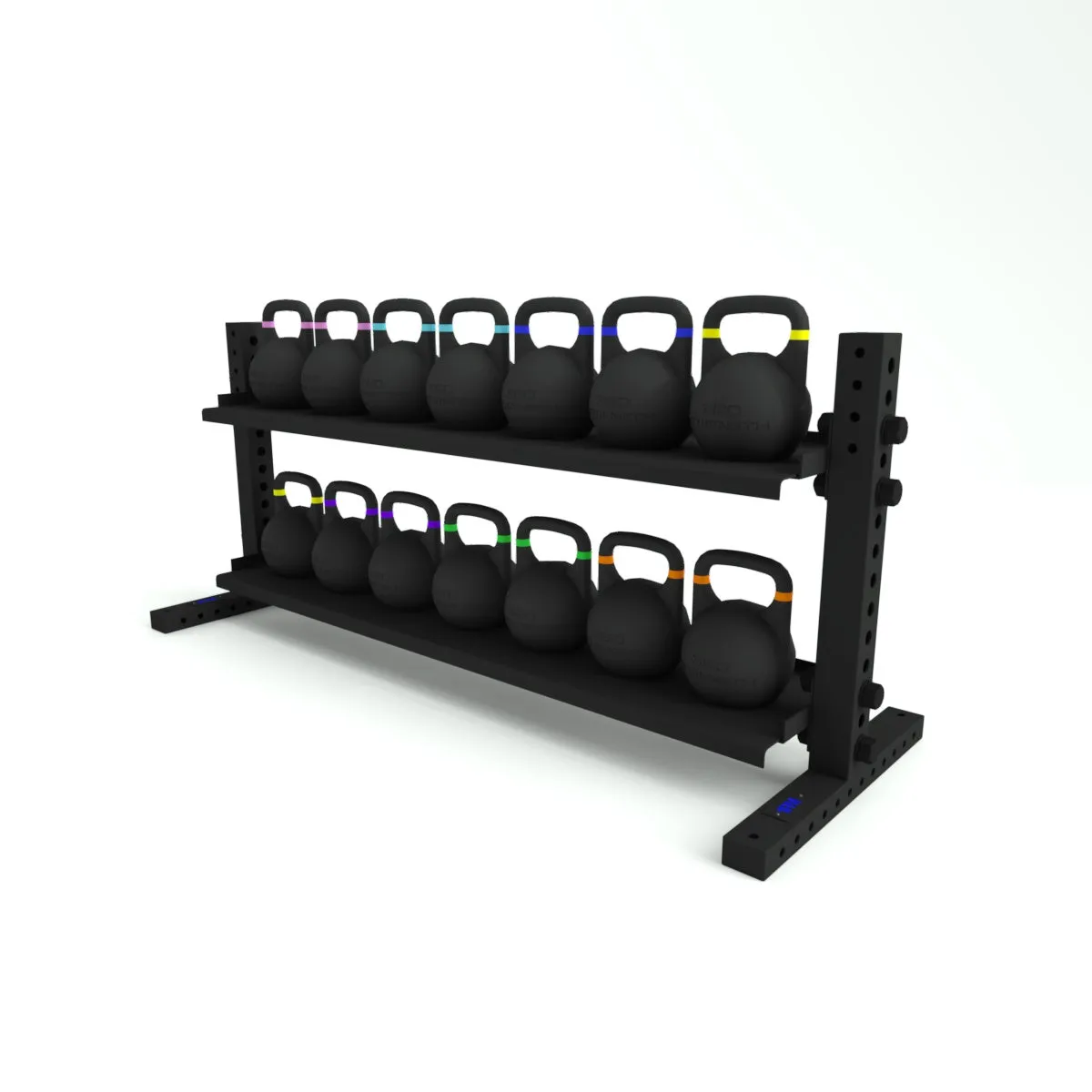 1RM 2-Tier Kettlebell Storage Rack | Wide