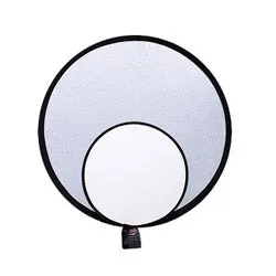 22" Collapsible Reflector - Silver / White