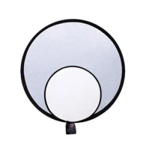 22" Collapsible Reflector - Silver / White