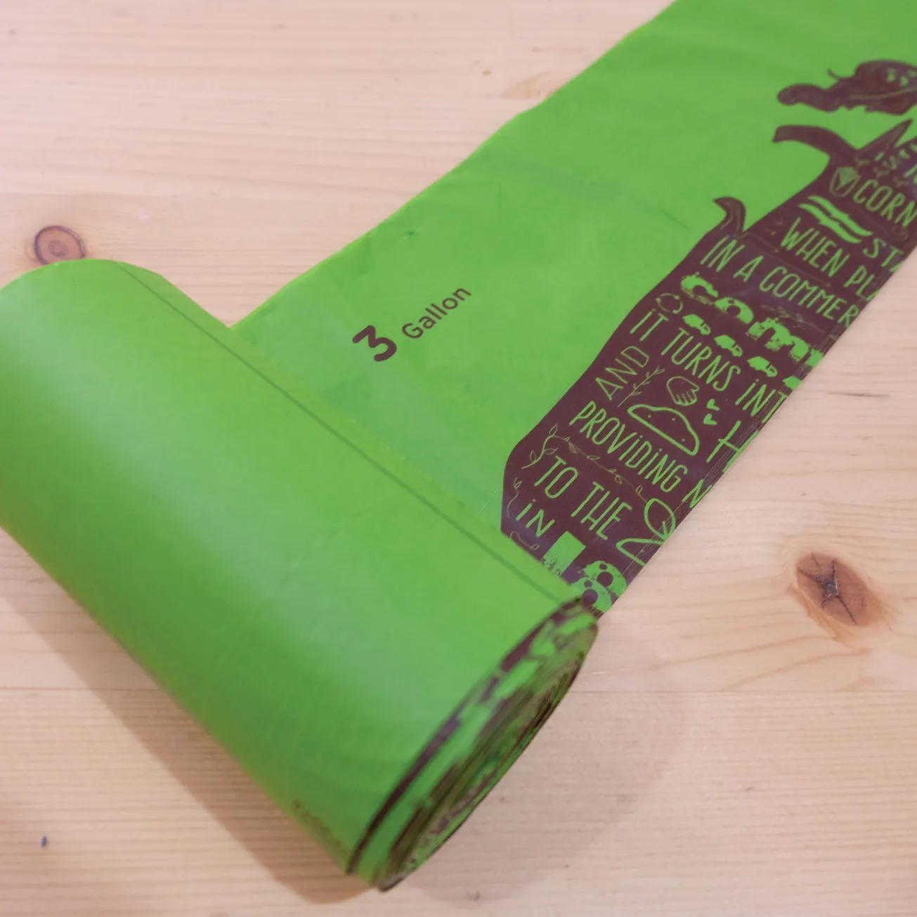 3 Gallon Compostable Trash Bag