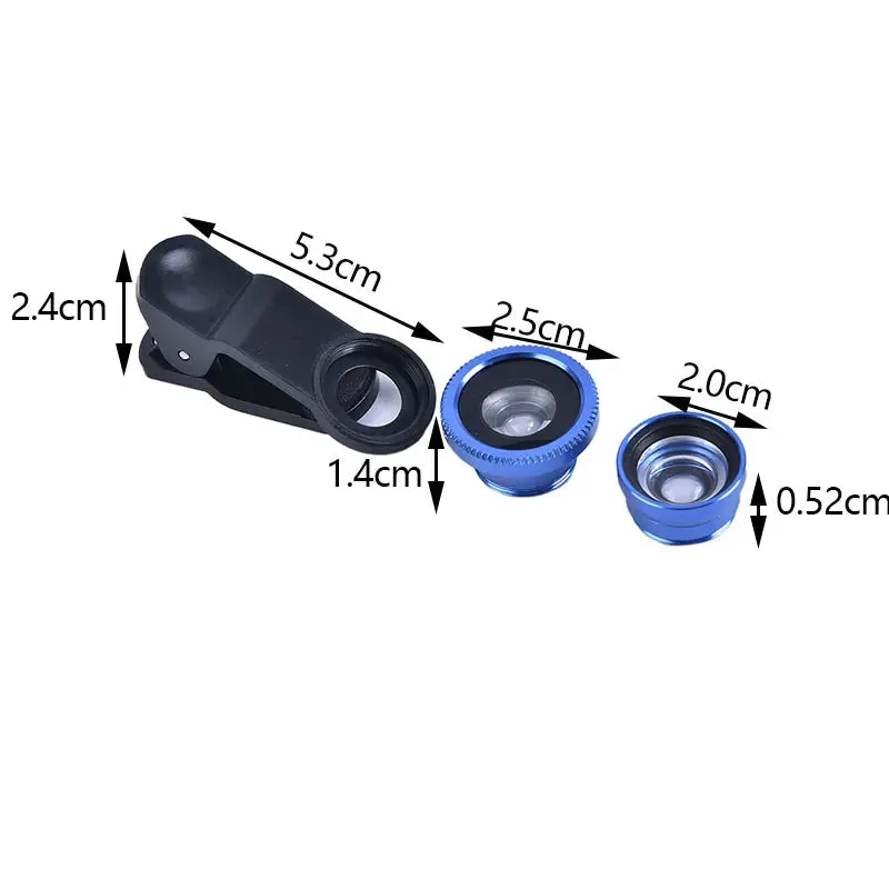 3-in-1 Mobile Phone Camera Lens Set