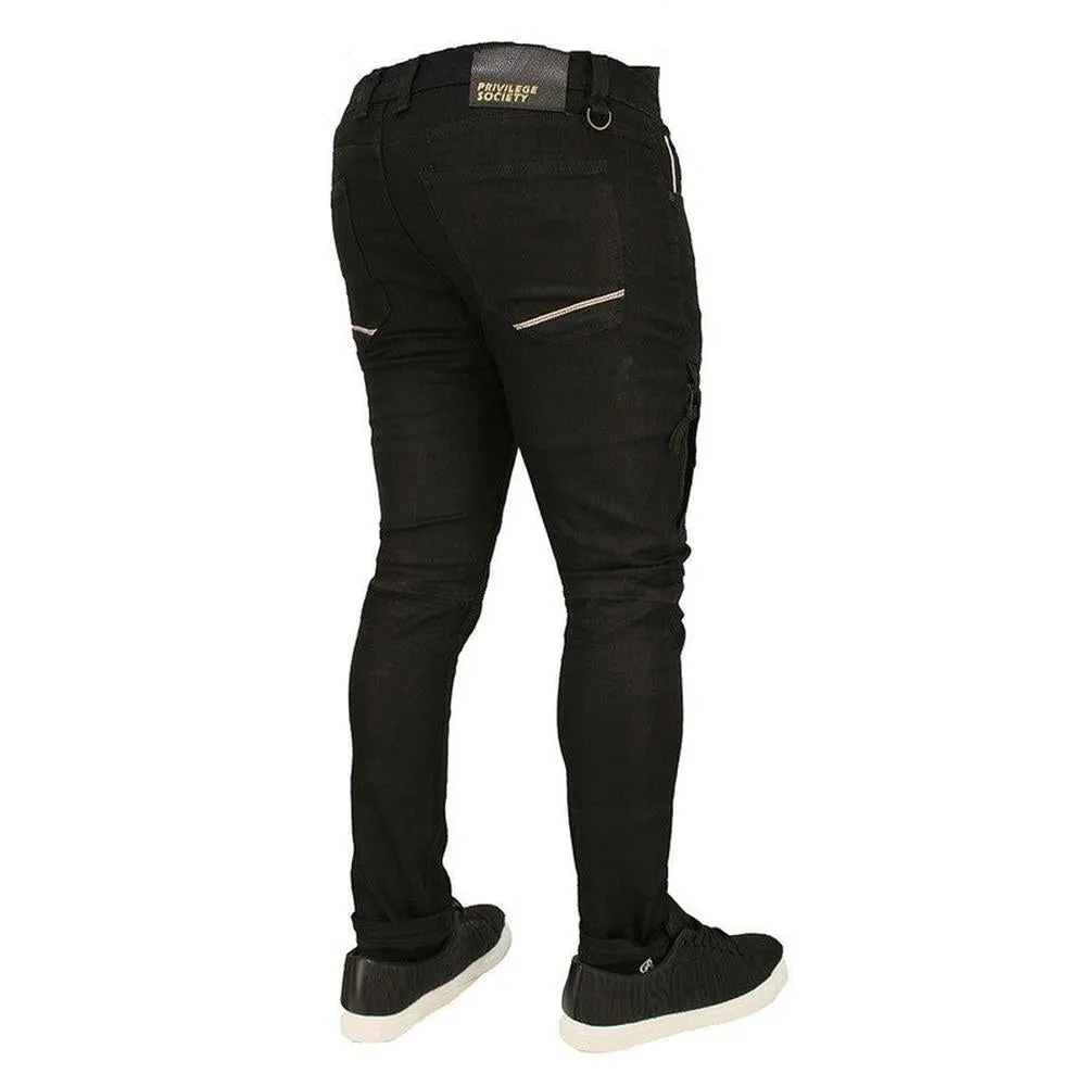 3D Black Stone - Skinny Jean