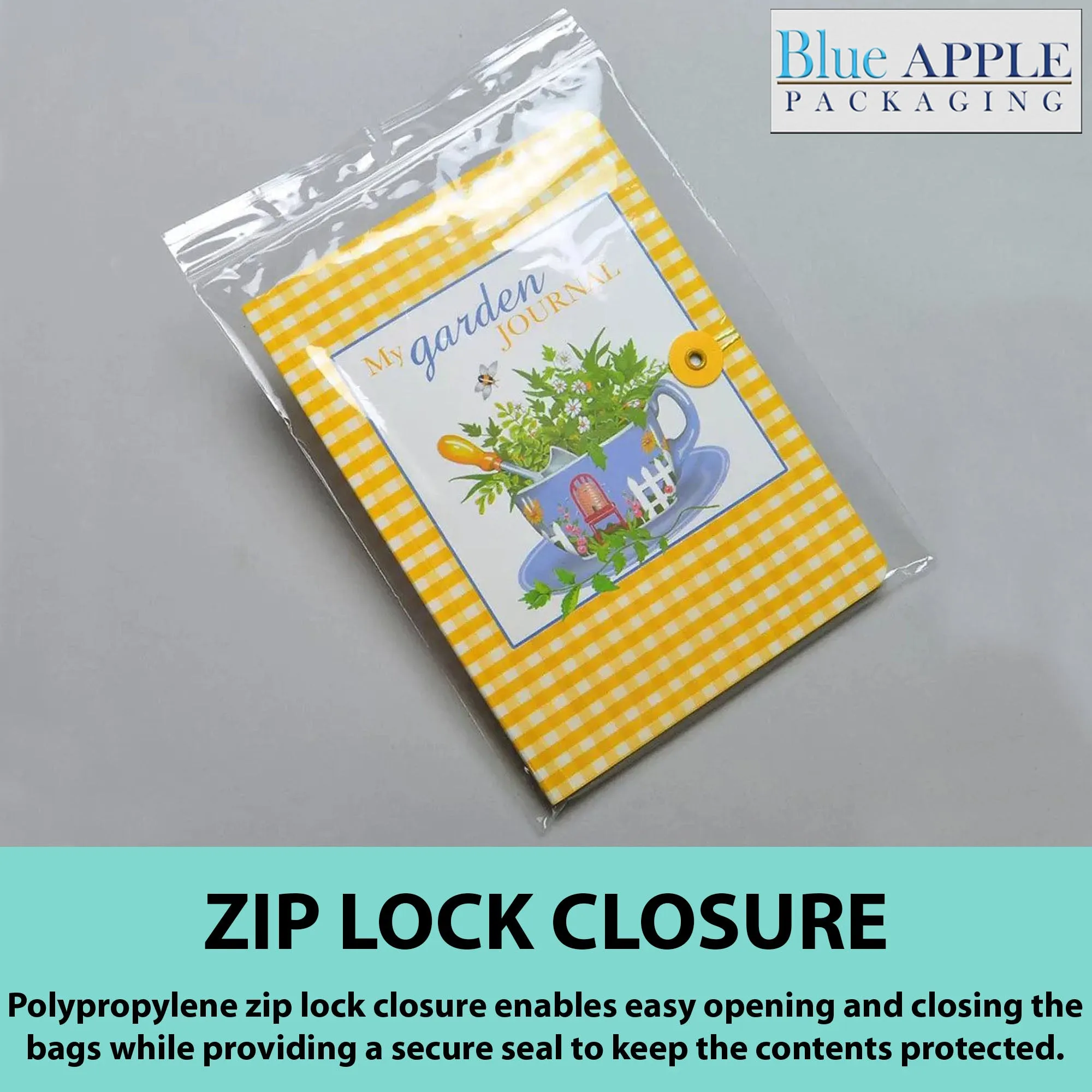 3X5 inches Polypropylene ZipLock Bags W/ Hang Hole 2 Mil Clear
