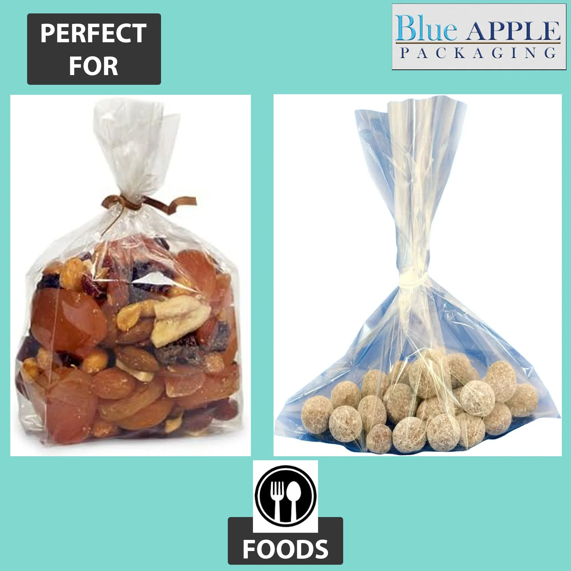 4.75X8.25 inches Polypropylene Bags 1.5 Mil Clear Flat