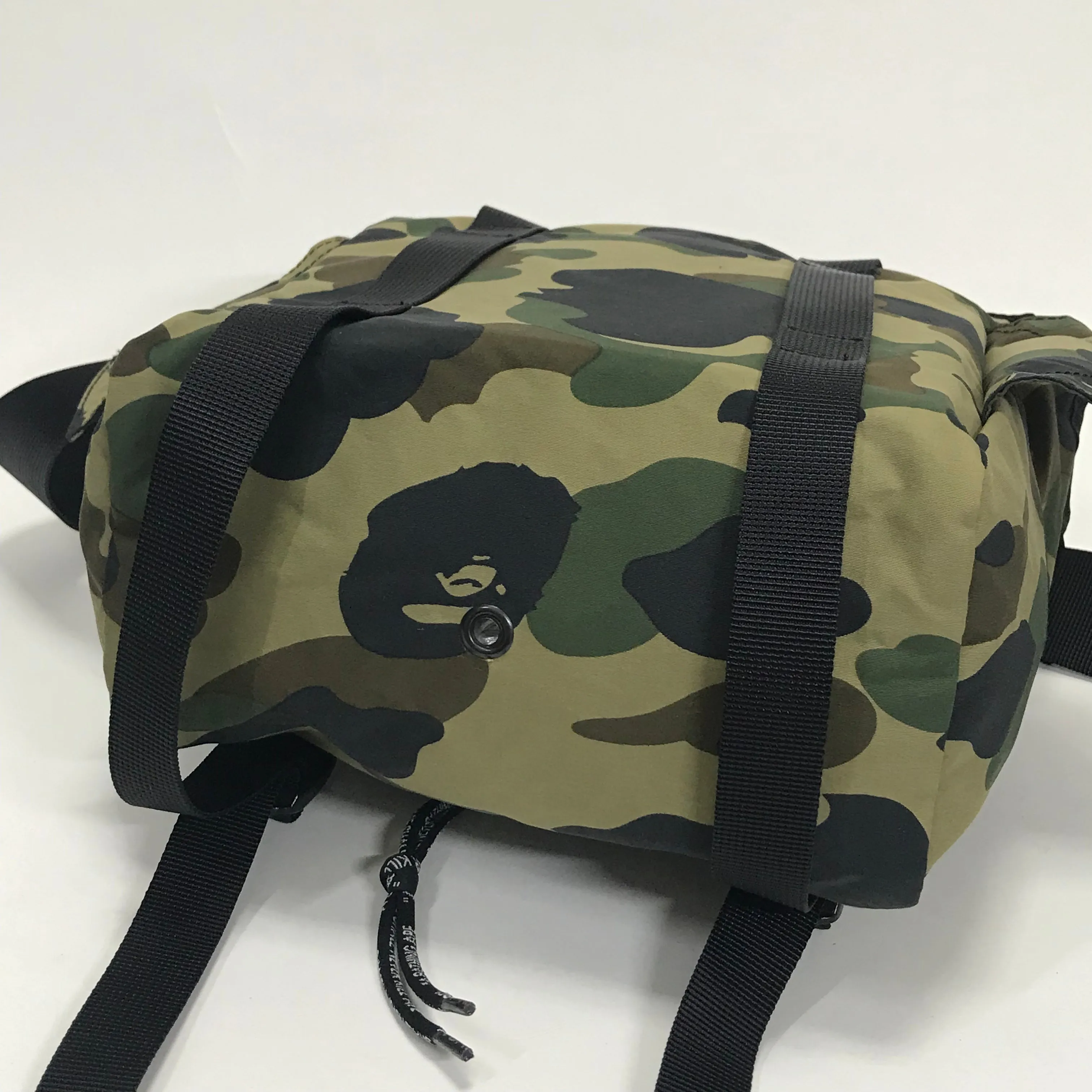 A Bathing Ape Bape Classics 1st Camo Waist / Shoulder Bag Green