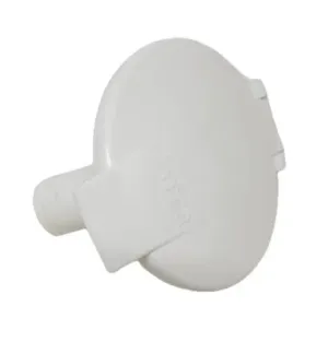 AC41 Water Filler with Hinged Lid White Standard Tank Filler
