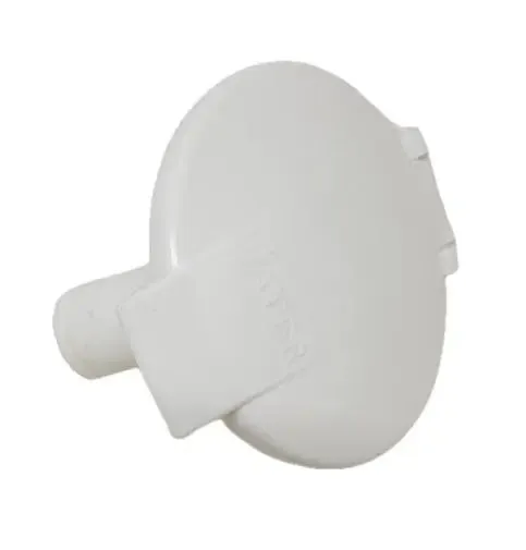 AC41 Water Filler with Hinged Lid White Standard Tank Filler
