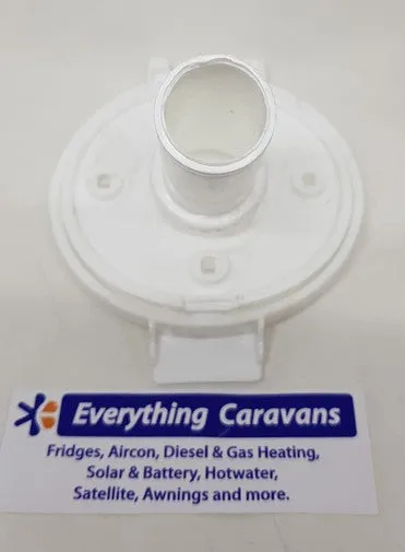 AC41 Water Filler with Hinged Lid White Standard Tank Filler