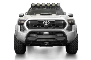 Addictive Desert Designs 2024  Toyota Tacoma Stealth Center Mount Winch Front Bumper With Top Hoop