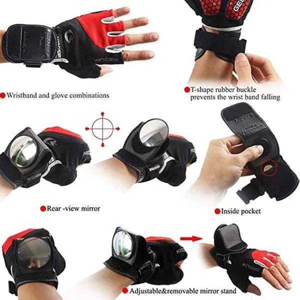 Adjustable Bike Wrist Mirror, Gifts for Cyclists, Children