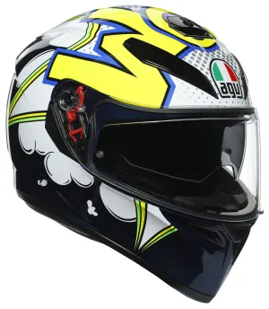 AGV K-3 SV Full-Face Helmet - Bubble Graphic