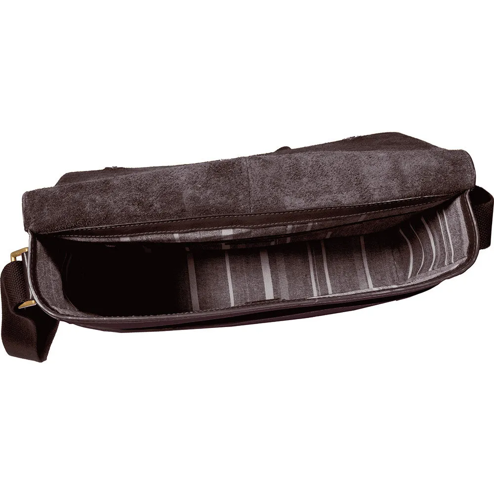 Aiden Genuine Leather 15 Inch Laptop Shoulder Messenger Business Bag for Men & Women