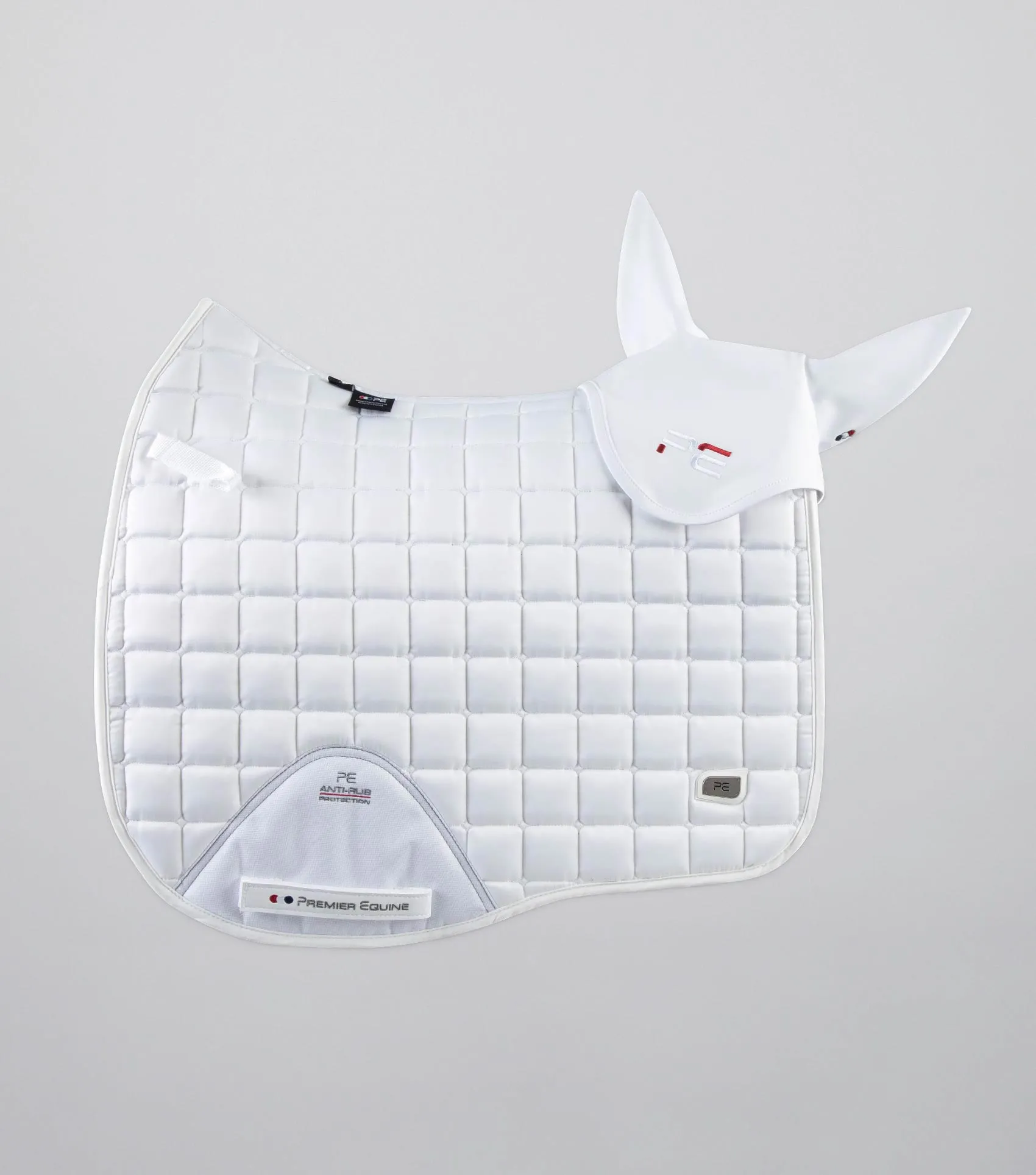 Alberta CC Satin Dressage Square White
