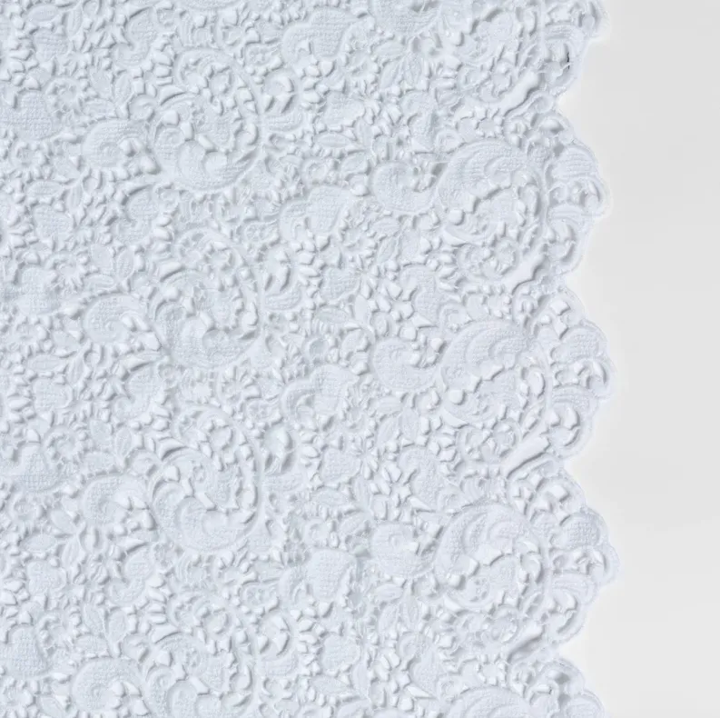 Allora Lace Bolster - White