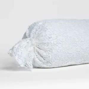 Allora Lace Bolster - White