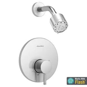 American Standard - TU064.501.002 - Serin Shower Only Trim Kit with Cartridge - LESS VALVE