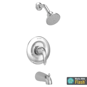 American Standard - TU385.508.002 - Reliant 3 Tub and Shower Trim Kit with Water-Saving Shower Head and Cartridge - LESS VALVE