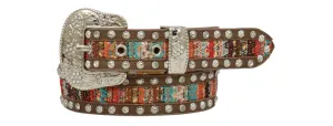 Angel Ranch Girl's Multi-Color Inlay Belt