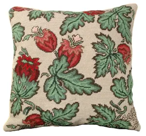 Ashu 18"x18" Needlepoint Pillow