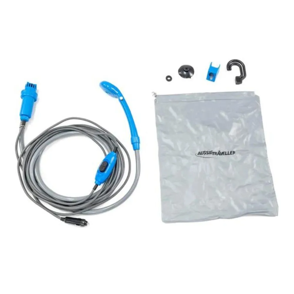 Aussie Traveller Camping Shower 12v Portable