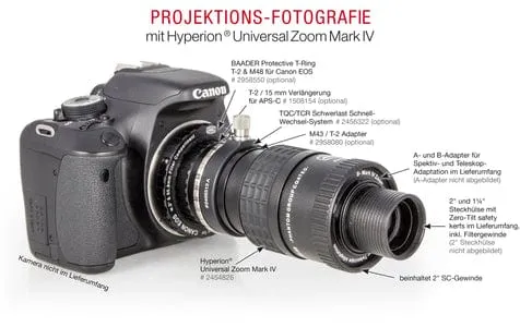 Baader Protective Wide T-Ring for Canon-EOS Including UHC-S Nebula Filter 50.4mm - 2958550N