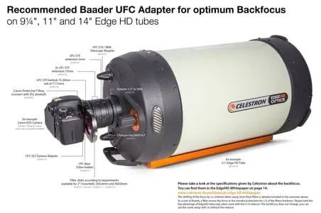 Baader Protective Wide T-Ring for Canon-EOS Including UHC-S Nebula Filter 50.4mm - 2958550N