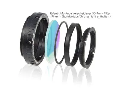 Baader Protective Wide T-Ring for Canon-EOS Including UHC-S Nebula Filter 50.4mm - 2958550N