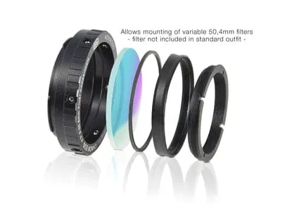 Baader Protective Wide T-Ring for Canon-EOS Including UHC-S Nebula Filter 50.4mm - 2958550N