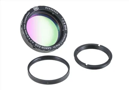 Baader Protective Wide T-Ring for Canon-EOS Including UHC-S Nebula Filter 50.4mm - 2958550N