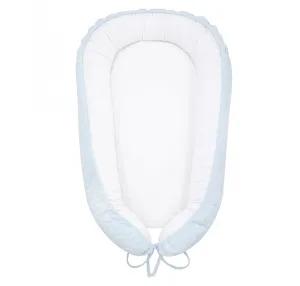Baby Blue Quilted Baby Nest