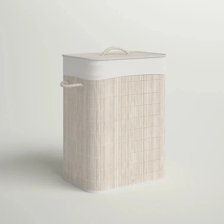 Bamboo Rectangular Hamper